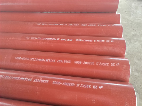 出口鐵紅漆管道